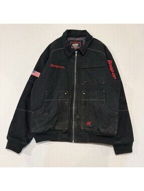 Choko Authentics Snap-on Tools Racing Canvas Jacket Size L  American Flag Men’s